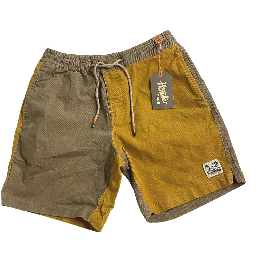 HOWLER BROS Pressure Drop cord corduroy shorts 31 NWT Bark/Dijon